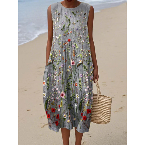 Capucine - Robe Champêtre Brodée