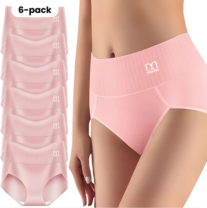 Shaplux™ | 6-paquet de culottes taille haute avec effet sculptant pour un confort toute la journée
