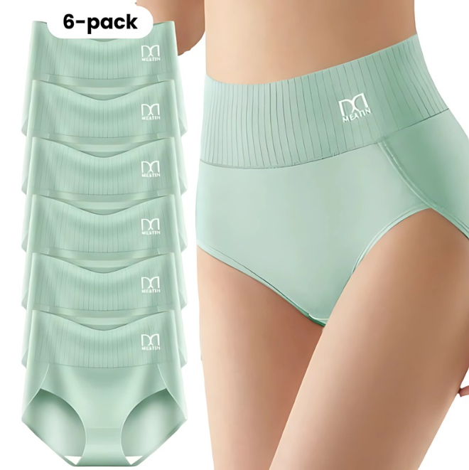 Shaplux™ | 6-paquet de culottes taille haute avec effet sculptant pour un confort toute la journée