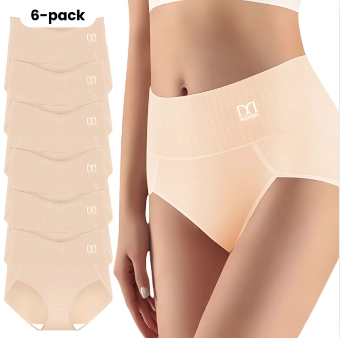 Shaplux™ | 6-paquet de culottes taille haute avec effet sculptant pour un confort toute la journée