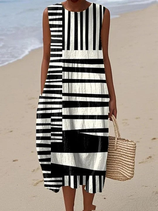 Naëla - Robe Graphique Chic