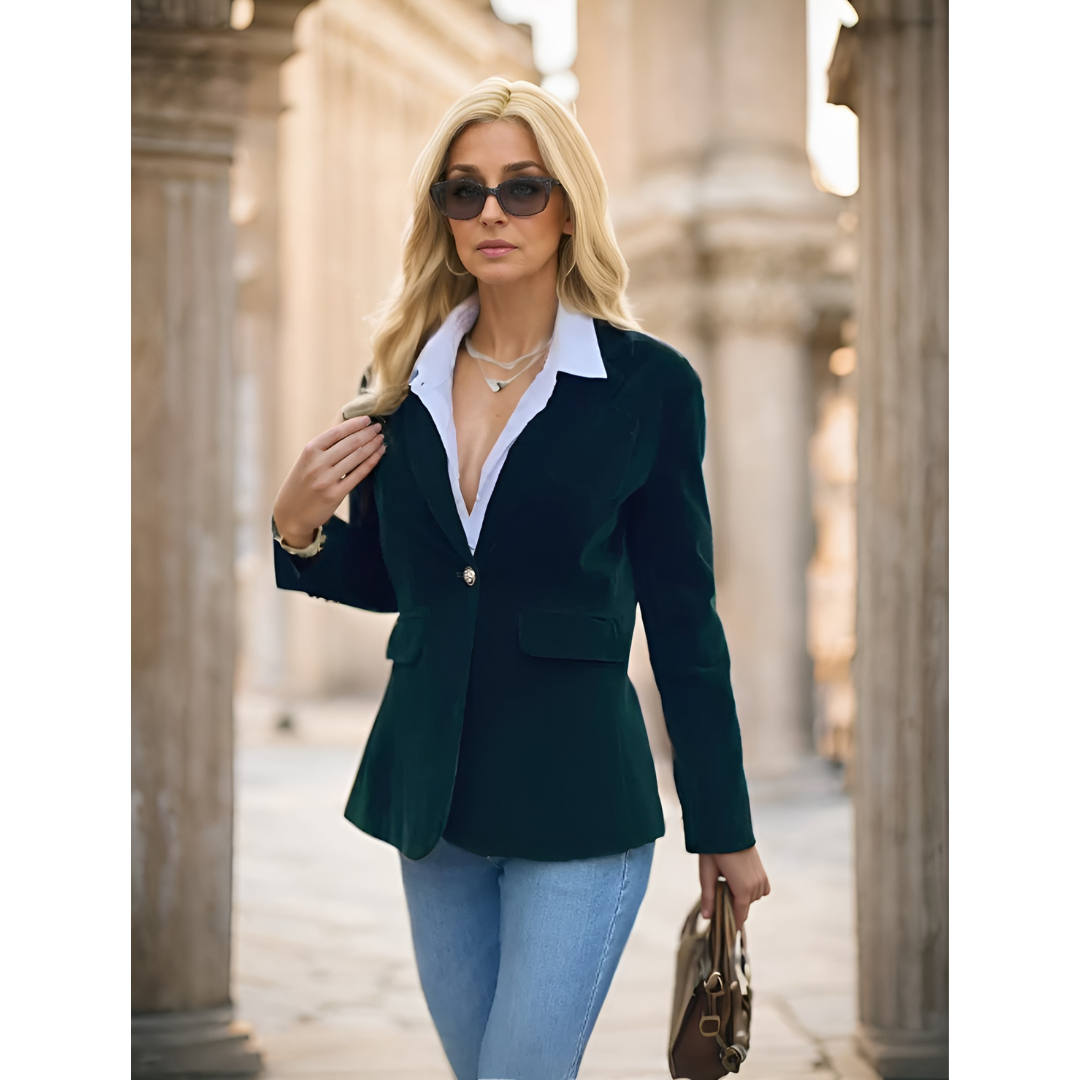 Vittoria | Elegantné retro sako s jedným gombíkom
