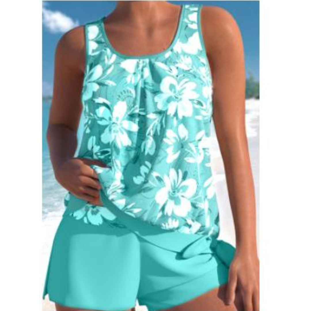 Adalina | Dámsky dvojdielny tankini set s kvetinovým vzorom